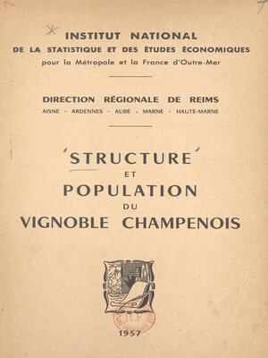 cover image of Structure et population du vignoble champenois
